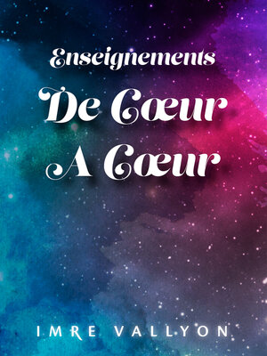 cover image of Enseignements De Cœur À Cœur